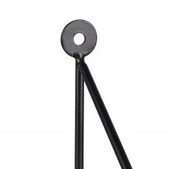 Loftscape Étagères murales Chevron Love (lot de 2) - Métal - Noir / Imitation chêne -Meubles de salle à manger Soldes Magasin 1000341914 220323 060 DETAILS P000000001000341914