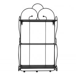 Loftscape Étagères murales Konstanze - Métal - Noir -Meubles de salle à manger Soldes Magasin 1000341928 220323 032 DETAILS P000000001000341928