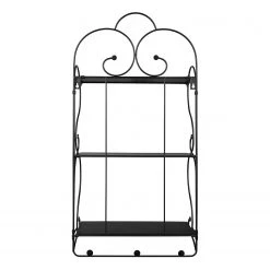 Loftscape Étagères murales Konstanze - Métal - Noir -Meubles de salle à manger Soldes Magasin 1000341928 220323 034 DETAILS P000000001000341928