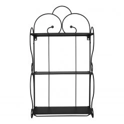 Loftscape Étagères murales Konstanze - Métal - Noir -Meubles de salle à manger Soldes Magasin 1000341928 220323 036 DETAILS P000000001000341928