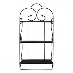 Loftscape Étagères murales Konstanze - Métal - Noir -Meubles de salle à manger Soldes Magasin 1000341928 220323 037 DETAILS P000000001000341928