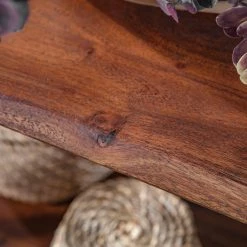 Red Living Étagère Ugo II - Manguier massif / Métal - Manguier / Noir -Meubles de salle à manger Soldes Magasin 1000341970 220331 074 DETAILS P000000001000341970