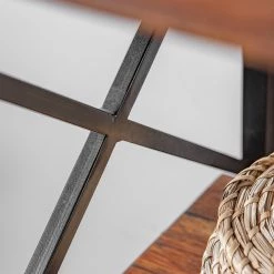 Red Living Étagère Ugo II - Manguier massif / Métal - Manguier / Noir -Meubles de salle à manger Soldes Magasin 1000341970 220331 076 DETAILS P000000001000341970