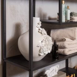 Red Living Étagère Vallvik II - Métal - Noir -Meubles de salle à manger Soldes Magasin 1000342076 220401 040 DETAILS P000000001000342076