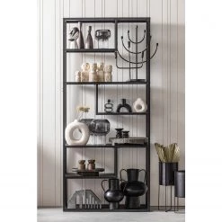 Red Living Étagère Vallvik I - Métal - Noir 8 Red Living Étagère Vallvik I - Métal - Noir -Meubles de salle à manger Soldes Magasin 1000342077 220401 021 MOOD DETAILS P000000001000342077 mood