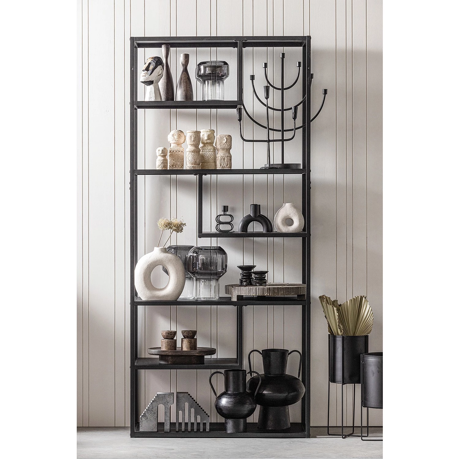 Red Living Étagère Vallvik I - Métal - Noir 3 Red Living Étagère Vallvik I - Métal - Noir – Image 3