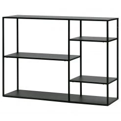 Red Living Étagère Wilton - Métal - Noir