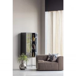 Red Living Vitrine Rustique - Métal - Noir antique -Meubles de salle à manger Soldes Magasin 1000342085 220401 021 MOOD DETAILS P000000001000342085 mood