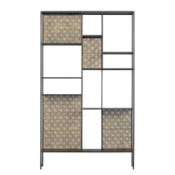 Red Living Étagère Quito - Métal - Laiton vieilli / Noir 9 Red Living Étagère Quito - Métal - Laiton vieilli / Noir -Meubles de salle à manger Soldes Magasin 1000342095 220401 030 DETAILS P000000001000342095