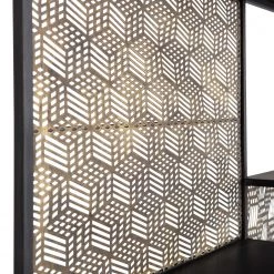 Red Living Étagère Quito - Métal - Laiton vieilli / Noir 12 Red Living Étagère Quito - Métal - Laiton vieilli / Noir -Meubles de salle à manger Soldes Magasin 1000342095 220401 060 DETAILS P000000001000342095