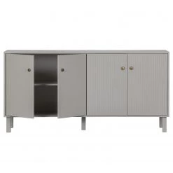 Ridgevalley Enfilade Rimas - Pin massif - Gris clair -Meubles de salle à manger Soldes Magasin 1000342118 220401 040 DETAILS P000000001000342118