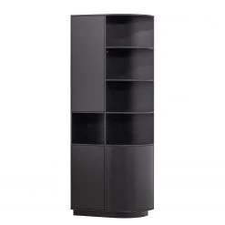 Loftscape Armoire Rozzano II - Pin massif - Pin noir