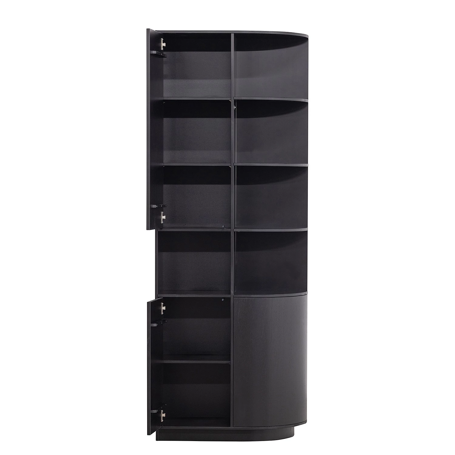 Loftscape Armoire Rozzano II - Pin massif - Pin noir 4 Loftscape Armoire Rozzano II - Pin massif - Pin noir – Image 4