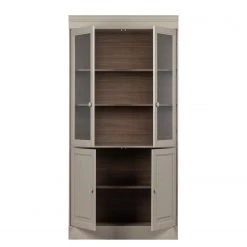 Ridgevalley Vitrine Solari - Pin massif - Pin gris -Meubles de salle à manger Soldes Magasin 1000342130 220401 030 DETAILS P000000001000342130