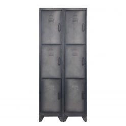 Red Living Armoire Wright - Métal - Noir -Meubles de salle à manger Soldes Magasin 1000342131 220401 030 DETAILS P000000001000342131