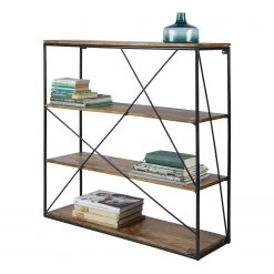 Tom Tailor Étagère murale Piketon II - Manguier massif / Aluminium - Manguier / Noir 9 Tom Tailor Étagère murale Piketon II - Manguier massif / Aluminium - Manguier / Noir -Meubles de salle à manger Soldes Magasin 1000342397 220325 050 DETAILS P000000001000342397