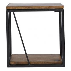 Tom Tailor Étagère murale Piketon IV - Manguier massif / Aluminium - Manguier / Noir 7 Tom Tailor Étagère murale Piketon IV - Manguier massif / Aluminium - Manguier / Noir -Meubles de salle à manger Soldes Magasin 1000342407 220325 030 DETAILS P000000001000342407