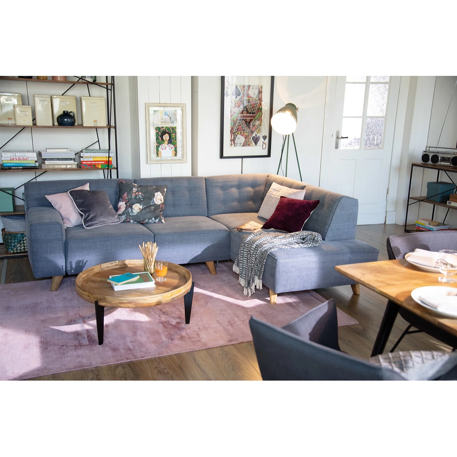 Tom Tailor Étagère Piketon II - Manguier massif / Aluminium - Manguier / Noir 3 Tom Tailor Étagère Piketon II - Manguier massif / Aluminium - Manguier / Noir – Image 3