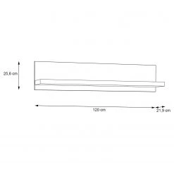 Loftscape Étagère murale Parksville - Imitation chêne Sonoma -Meubles de salle à manger Soldes Magasin 1000342450 220404 500 SKETCH DETAILS P000000001000342450 sketch