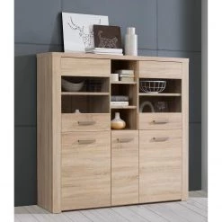 Loftscape Buffet haut Parksville II - Imitation chêne Sonoma 12 Loftscape Buffet haut Parksville II - Imitation chêne Sonoma -Meubles de salle à manger Soldes Magasin 1000342463 220404 021 MOOD DETAILS P000000001000342463 mood