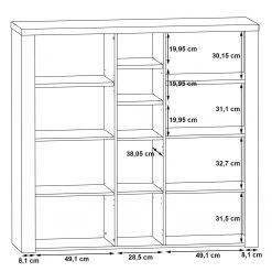 Loftscape Buffet haut Parksville II - Imitation chêne Sonoma 19 Loftscape Buffet haut Parksville II - Imitation chêne Sonoma -Meubles de salle à manger Soldes Magasin 1000342463 220404 501 SKETCH DETAILS P000000001000342463 sketch
