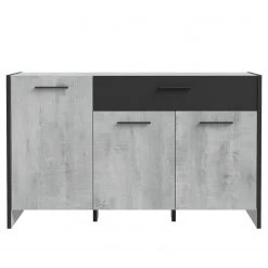 Loftscape Buffet Sahil - Imitation chêne Sorrento gris / Noir 14 Loftscape Buffet Sahil - Imitation chêne Sorrento gris / Noir -Meubles de salle à manger Soldes Magasin 1000342503 220331 030 DETAILS P000000001000342503