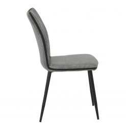 Red Living Chaises capitonnées Plemy (lot de 2) - Gris 10 Red Living Chaises capitonnées Plemy (lot de 2) - Gris -Meubles de salle à manger Soldes Magasin 1000343830 220406 035 DETAILS P000000001000343830