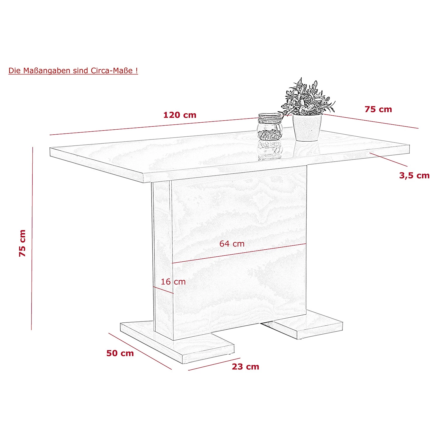 Loftscape Salle à manger Toft (7 éléments) - Gris 10 Loftscape Salle à manger Toft (7 éléments) - Gris – Image 10