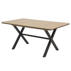 Loftscape Salle à manger Vagos (5 éléments) - (Extensible) Anthracite / Imitation chêne artisan -Meubles de salle à manger Soldes Magasin 1000343889 220407 030 DETAILS P000000001000343889