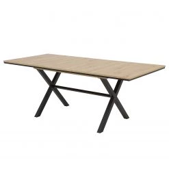 Loftscape Salle à manger Vagos (5 éléments) - (Extensible) Anthracite / Imitation chêne artisan -Meubles de salle à manger Soldes Magasin 1000343889 220407 031 DETAILS P000000001000343889