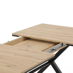 Loftscape Salle à manger Vagos (5 éléments) - (Extensible) Anthracite / Imitation chêne artisan -Meubles de salle à manger Soldes Magasin 1000343889 220407 033 DETAILS P000000001000343889