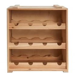 Butlers Range-bouteilles VINOTHEK - Sapin - Beige -Meubles de salle à manger Soldes Magasin 1000343936 220406 040 DETAILS P000000001000343936