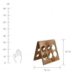 Butlers Range-bouteilles MANGO DAYS II - Manguier / Marron -Meubles de salle à manger Soldes Magasin 1000343945 220406 500 SKETCH DETAILS P000000001000343945 sketch