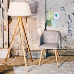 Butlers Chaises ROCK'N'SOUL (lot de 2) - Acier / Polyester - Gris -Meubles de salle à manger Soldes Magasin 1000343991 220406 021 MOOD DETAILS P000000001000343991 mood