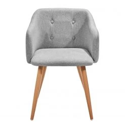 Butlers Chaises ROCK'N'SOUL (lot de 2) - Acier / Polyester - Gris -Meubles de salle à manger Soldes Magasin 1000343991 220406 030 DETAILS P000000001000343991