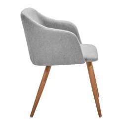 Butlers Chaises ROCK'N'SOUL (lot de 2) - Acier / Polyester - Gris -Meubles de salle à manger Soldes Magasin 1000343991 220406 040 DETAILS P000000001000343991