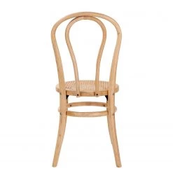 Butlers Chaises WIENER MELANGE (lot de 2) - Bois d’orme / Rotin - Naturel -Meubles de salle à manger Soldes Magasin 1000344071 220406 050 DETAILS P000000001000344071