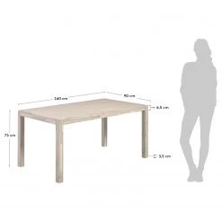 Norrwood Table Swan - Placage en chêne / Chêne massif - Chêne -Meubles de salle à manger Soldes Magasin 1000344476 220412 500 SKETCH DETAILS P000000001000344476 sketch