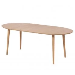 Norrwood Table Trebas - Extensible - Placage en chêne - Chêne -Meubles de salle à manger Soldes Magasin 1000344479 220412 030 DETAILS P000000001000344479