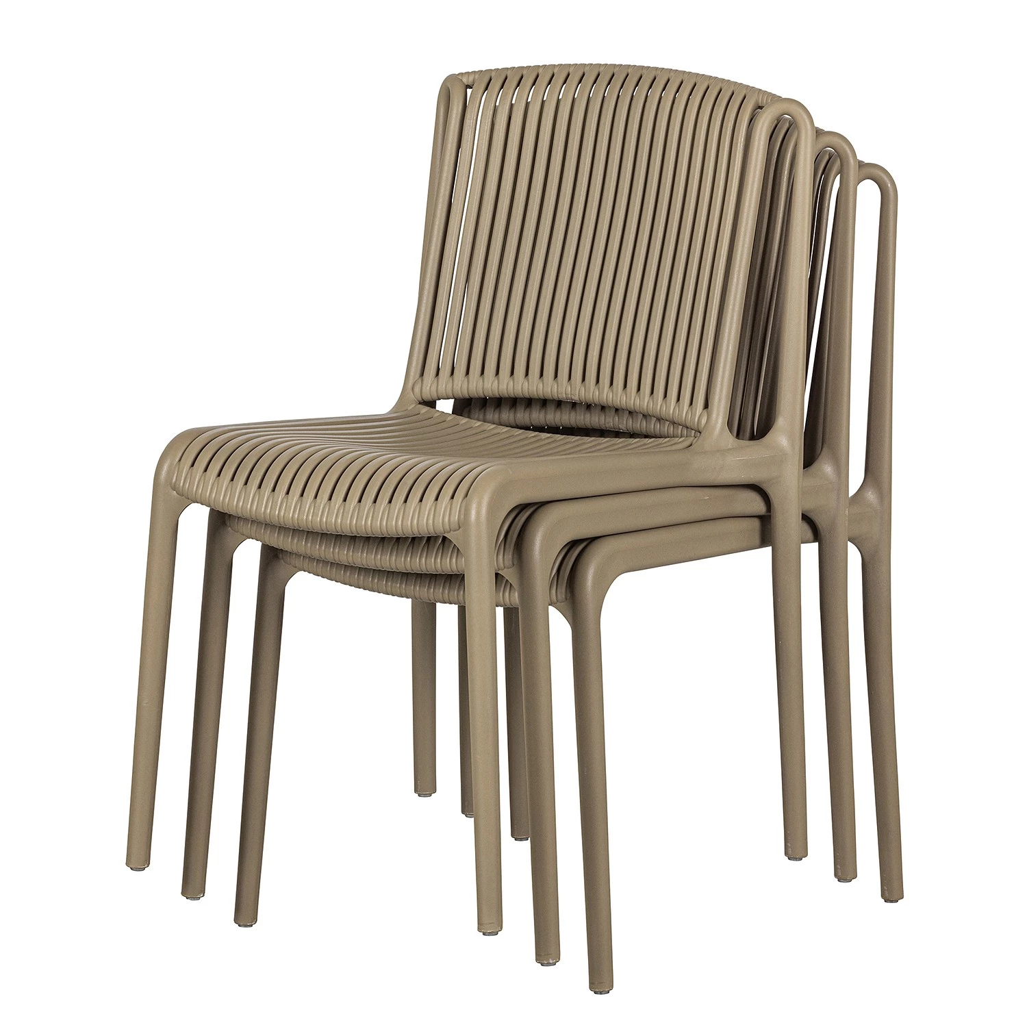 Loftscape Chaises Schönberg (lot de 4) - Taupe 9 Loftscape Chaises Schönberg (lot de 4) - Taupe – Image 9