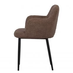 Loftscape Chaise à accoudoirs Volinia - Marron noix de coco -Meubles de salle à manger Soldes Magasin 1000344499 220414 031 DETAILS P000000001000344499