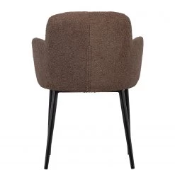 Loftscape Chaise à accoudoirs Volinia - Marron noix de coco -Meubles de salle à manger Soldes Magasin 1000344499 220414 032 DETAILS P000000001000344499