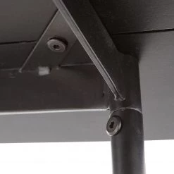 Loftscape Table Sandino - Manguier massif / Acier - Manguier / Noir -Meubles de salle à manger Soldes Magasin 1000344506 220414 033 DETAILS P000000001000344506