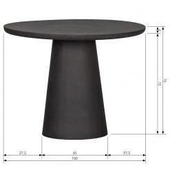 Table Chalet - Anthracite 7 Table Chalet - Anthracite -Meubles de salle à manger Soldes Magasin 1000344511 220414 500 SKETCH DETAILS P000000001000344511 sketch