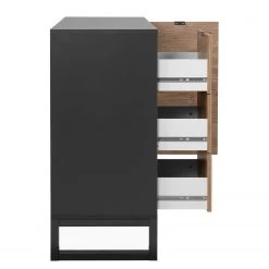 Loftscape Buffet Mid West - Imitation bambou / Anthracite -Meubles de salle à manger Soldes Magasin 1000344599 220407 035 DETAILS P000000001000344599
