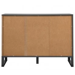 Loftscape Buffet Mid West - Imitation bambou / Anthracite -Meubles de salle à manger Soldes Magasin 1000344599 220407 036 DETAILS P000000001000344599