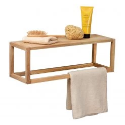 WENKO Étagère murale Ferrara - Noyer massif -Meubles de salle à manger Soldes Magasin 1000345607 220412 030 DETAILS P000000001000345607