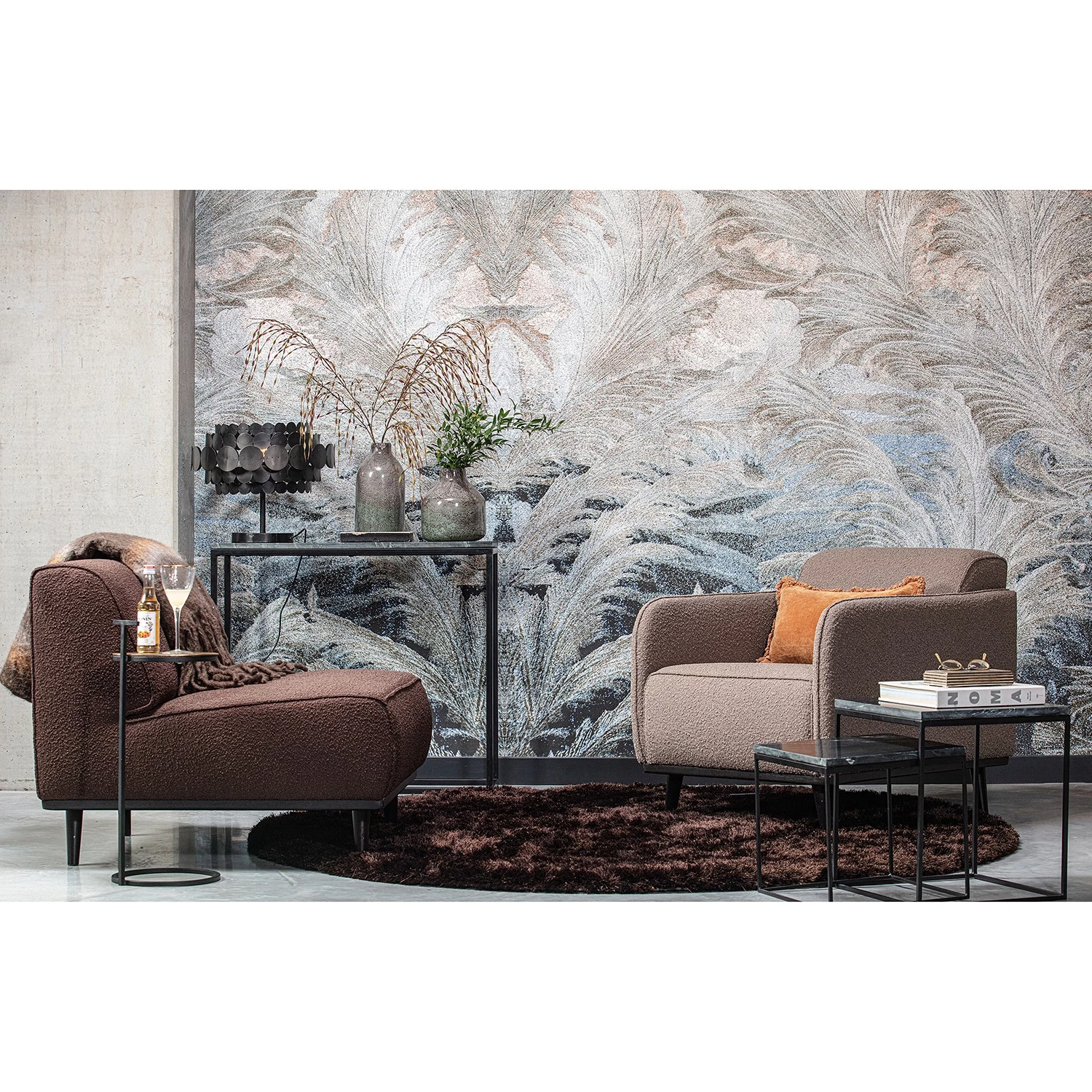 Red Living Console Wida - Marbre / Métal - Marbre Noir / Noir 2 Red Living Console Wida - Marbre / Métal - Marbre Noir / Noir – Image 2