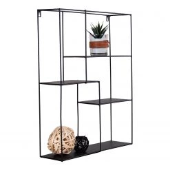 Red Living Étagère murale Tampa II - Métal - Noir -Meubles de salle à manger Soldes Magasin 1000345890 220428 040 DETAILS P000000001000345890