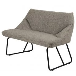 Tom Tailor Banquette Cushion III - Chenille / Métal - Gris minéral - Largeur : 184 cm